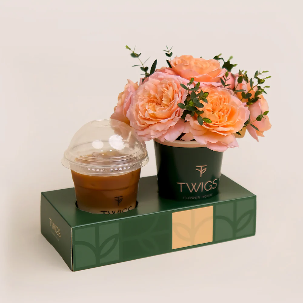 flower & coffee combo new